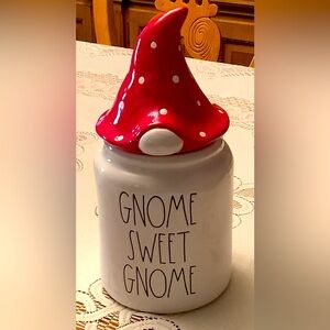 RAE DUNN GNOME SWEET GNOME CANISTER